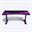 Arozzi Gaming-Tisch Arena Deep Purple - Galaxy 1/2 160x82cm