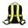 Dicota Backpack HI-VIS Base 24 litre yellow