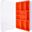 InLine Kleinteilebox, 9 Fächer, Abmessungen: 290x185x45mm, orange