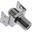 InLine Einbauadapter Kupplung Keystone F Buchse auf F Buchse