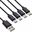 (€13,80*/1m) 0.50m InLine USB2.0 Y-Ladekabel USB A Stecker auf