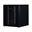 Rockstable 19" 18 HE 800x800x900 Gitternetztür, schwarz