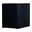 Rockstable 19" 15 HE 600x800x770 Glastür, schwarz