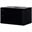 Rockstable 19" 6 HE 600x440x370 Stahltür, schwarz