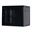 Rockstable 19" 9 HE 600x440x503 Gitternetztür, schwarz