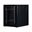 Rockstable 19" 15 HE 600x800x770 Gitternetztür, schwarz