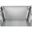 Rockstable 19" 6 HE 600x440x370 Glastür, weiß