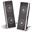 Logitech Passivboxen V-10 2.0 System 1W RMS Schwarz