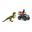 Schleich&reg; Dinosaurs 41466 Flucht auf Quad vor Velociraptor