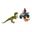 Schleich&reg; Dinosaurs 41466 Flucht auf Quad vor Velociraptor