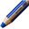 STABILO woody 3 in 1 Buntstift blau, 1 St. (880/405)