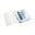 LEITZ WOW Ringbuch 2-Ringe blau-metallic 3,2 cm DIN A4