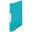 LEITZ WOW Ringbuch 2-Ringe eisblau-metallic 3,2 cm DIN A4