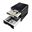 LEITZ Schubladenbox CUBE Duo Colour schwarz/grau 52521095, DIN A4 mit