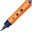 STABILO worker+ Tintenroller orange 0,3 mm, Schreibfarbe: blau, 1 St.