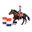 Schleich Farm World Barrel Racing mit Cowgirl