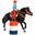 Schleich Farm World Barrel Racing mit Cowgirl