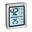 TFA EXACTO Thermometer silber