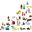 LEGO Friends 42637 Adventskalender 2024, Kinderspielzeug mit