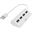 hama USB-Hub 4-fach wei&szlig;