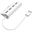hama USB-Hub 4-fach wei&szlig;