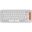 Logitech POP Icon Keys USB und Bluetooth Deutsch weiß (kabellos)