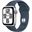 Apple Watch SE (2024) silver aluminium 40mm 4G denim sport band Size