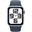 Apple Watch SE (2024) silver aluminium 40mm 4G denim sport band Size