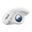 LOGITECH ERGO M575S Wireless Trackball - Off White + Blue Ball