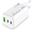 MediaRange Ladegerät 65W 3-Port 1x USB-A/2x USB-C GaN, weiß