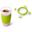 emsa Smoothie-Becher CLIP & GO transparent/grün