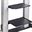 STARTECH MOBILE TV CART UP TO 120 TV 220 CAP HAND CRANK HEIGHT