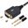 0.30m StarTech USB to Null Modem Serial Adapter Cable, FTDI, RS232 -