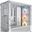 Corsair 4000D RS ARGB Midi Tower ohne Netzteil weiss