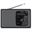TechniSat Digitradio 2 DAB+ Radio schwarz/silber