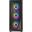Azza Forest 370 Midi Tower ohne Netzteil schwarz/braun