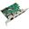 InLine Combokarte Gigabit Netzwerk und USB 3.2 Gen.1, 1x RJ45, 3x