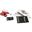 Amewi RC Pickup Die Cast mit Wohnwagen 1:64 RTR rot 6+