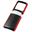 WEDO Outdoor-Rechtecklupe mit LED-Licht, inkl. Batterien