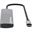 Manhattan USB-C PD auf HDMI 9-in-1 4K Dockingstation grau