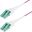 (&euro;9,45*/1m) 2.00m Startech LWL Duplex Patchkabel OM4 LC Duplex