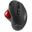 MediaRange opt, 7-Tasten Trackball Funk-Maus, rechts,sw/rot