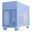 Thermaltake TR100 Hydrangea Blue ITX Tower ohne Netzteil blau