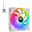 140x140x25mm Thermaltake SWAFAN EX14 RGB PC Cooling Fan White TT