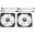 120x120x25mm Thermaltake CT120 Reverse ARGB Sync PC Cooling Fan 2 Pack