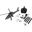 Amewi Apache AH-64D CP Helikopter 6G/3D RTF grau