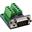 InLine Terminalblock D-Sub 9 Stecker, 2-reihig, Schraubklemme