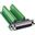 InLine D-Sub 25 Terminalblock, Buchse, 2-reihig, Schraubklemme