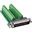 InLine D-Sub 25 Terminalblock, Stecker, 2-reihig, Schraubklemme