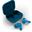 Motorola Moto Buds Bass, blue jewel